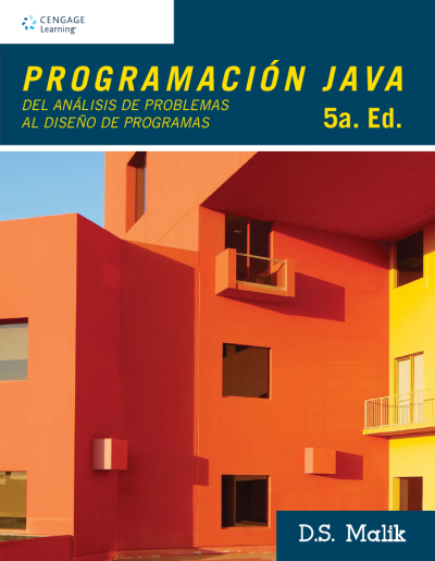 Programación Java Del análisis de problemas al diseño de programas