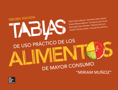 Tablas de uso práctico de los alimentos de mayor consumo 