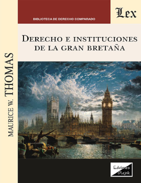 Derecho e Insttuciones de la Gran Bretaña (ebook)