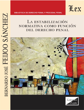La Estabilización Normativa como Función del Derecho Penal (ebook)