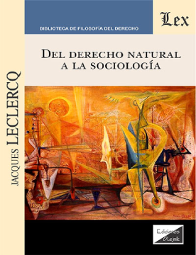 Del Derecho Natural a la Sociología (ebook)
