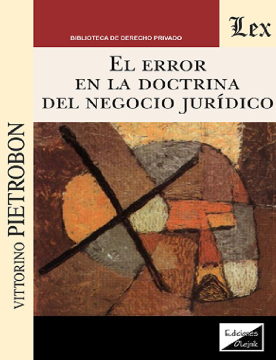 El Error en la Doctrina del Negocio Jurídico (ebook)