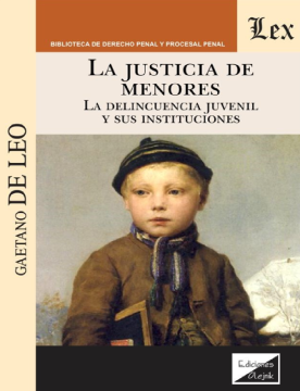 La Justicia de Menores. La Delincuencia Juvenil y sus Instituciones  (ebook)