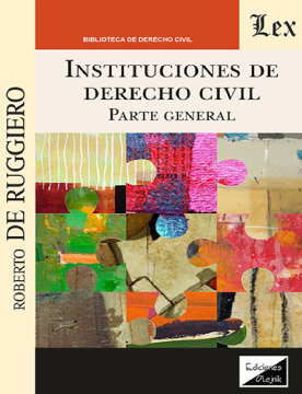 Instituciones de Derecho Civil. Parte General (ebook)