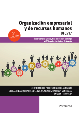 Organización empresarial y de recursos humanos UF0517 (Donación)