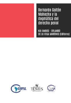 Bernardo Gaitán Mahecha y la dogmática del derecho penal (ebook)